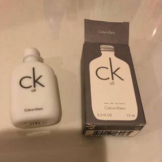 カルバンクライン(Calvin Klein)の新品 日本未発売 カルバンクライン all 香水 15ml(ユニセックス)