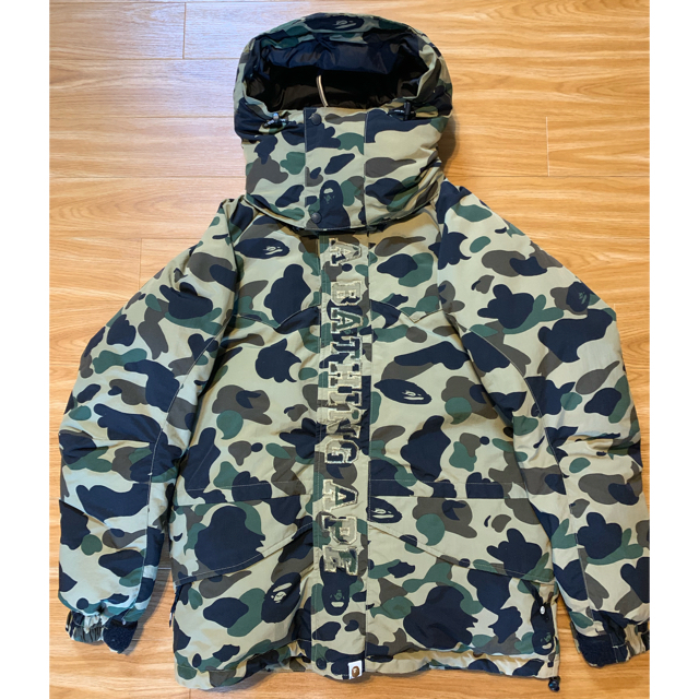 39sdonM 迷彩 1st カモ ダウンジャケット スノボジャケット BAPE NIGO