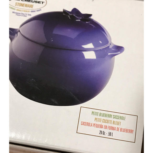 LE CREUSET - 未使用 ル・クルーゼ ミニブルーベリーの通販 by LE CREUSET - 未使用 ル・クルーゼ ミニブルーベリーの通販 by