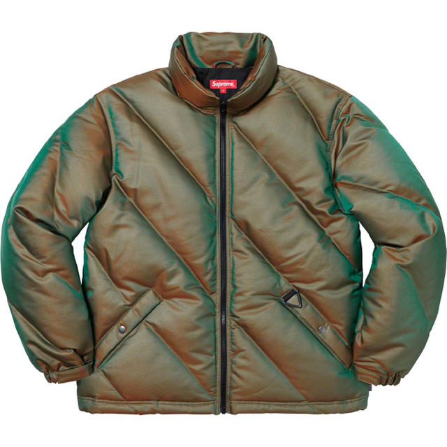 S green supreme Iridescent Puffy Jacket