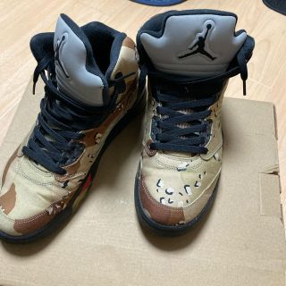 シュプリーム(Supreme)のnike airjordan4 supreme コラボ　スニーカー27.5 人気(スニーカー)