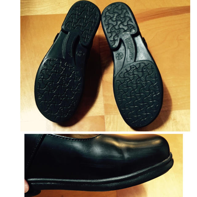BIRKENSTOCK(ビルケンシュトック)のビルケン ブラックシューズ レディースの靴/シューズ(ローファー/革靴)の商品写真