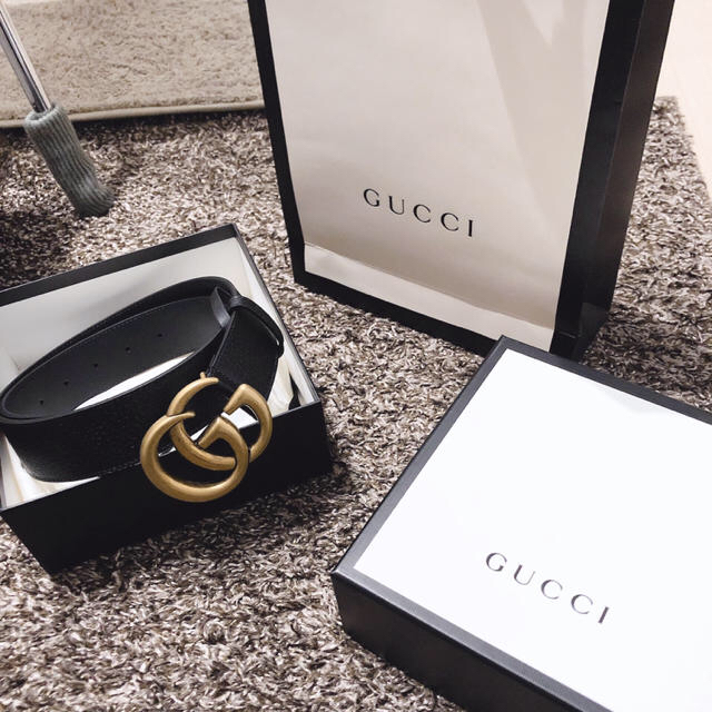 Gucci(グッチ)のGUCCI ダブルGバックル ベルト メンズのファッション小物(ベルト)の商品写真