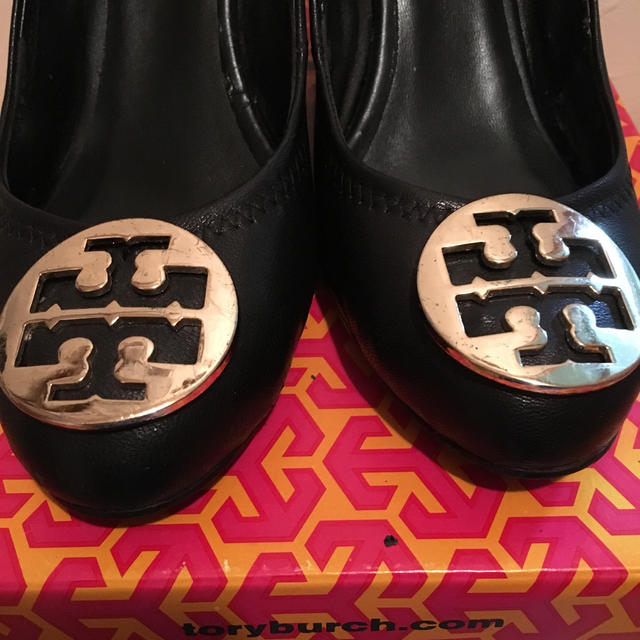 Tory Burch(トリーバーチ)のトリーバーチ パンプス6 ウェッジソール23センチ レディースの靴/シューズ(ハイヒール/パンプス)の商品写真