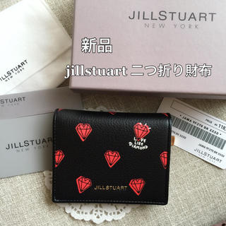 ジルスチュアートニューヨーク(JILLSTUART NEWYORK)の新品 日本未入荷 ジルスチュアート 財布 ブラック ダイアモンド 二つ折り財布(財布)