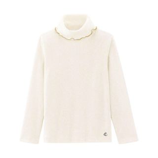 プチバトー(PETIT BATEAU)のねねこ様専用♡ 4ans プチバトー ラメ入りタートルネックカットソー(Tシャツ/カットソー)