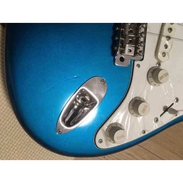 ギター Fender - フェンダージャパンストラトキャスター青メタリックブルーエレキギターロックバンドの通販 by maco's shop
