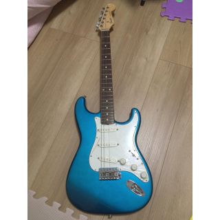 フェンダー(Fender)のフェンダージャパンストラトキャスター青メタリックブルーエレキギターロックバンド(エレキギター)