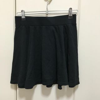 エイチアンドエム(H&M)の黒 スカート(ミニスカート)