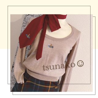 ヴィヴィアンウエストウッド(Vivienne Westwood)の【値下げしました】vivienne westwood♡オーブ刺繍ニット(ニット/セーター)