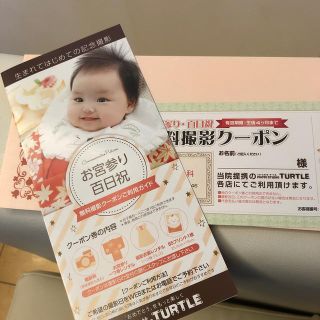 フォトスタジオ　タートル　無料　撮影　クーポン(その他)