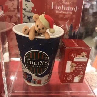 タリーズコーヒー(TULLY'S COFFEE)のTully's Coffee タリーズ  ふちベアフル 第一弾 サンタ(ノベルティグッズ)