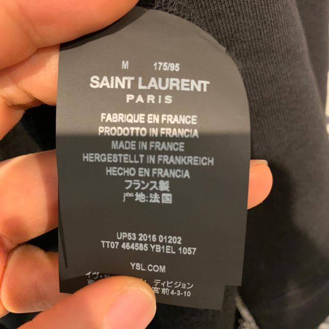 Saint Laurent(サンローラン)のサンローラン   Saint Laurent メンズ フードつきパーカー メンズのトップス(パーカー)の商品写真