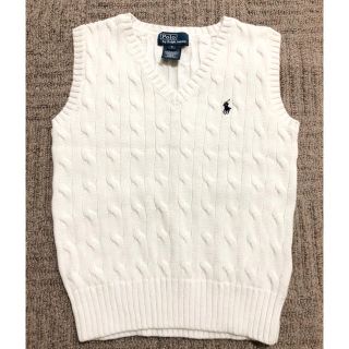 ラルフローレン(Ralph Lauren)のラルフローレン白ベスト⭐︎サイズ5(ニット/セーター)