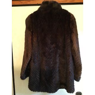 2j21-28 最高級毛皮 MINK FUR ミンクファー ハーフコート 13