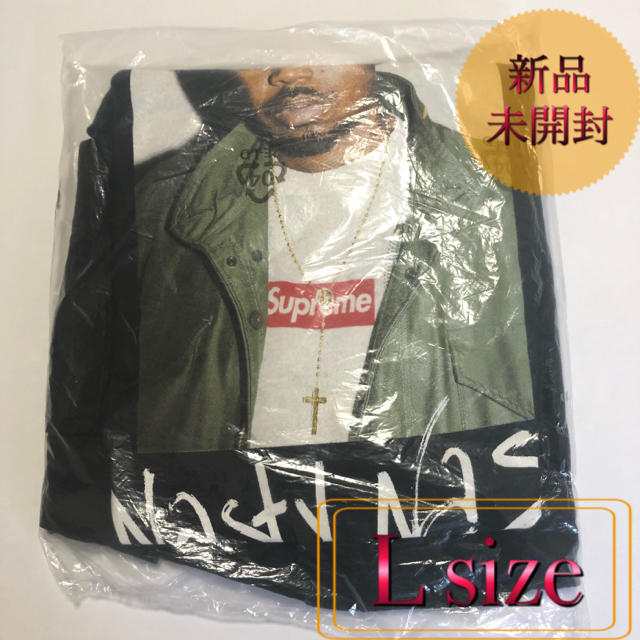 Tシャツ/カットソー(半袖/袖なし)L 新品 未開封 Supreme Nas Tee ブラック ナズ シュプリーム