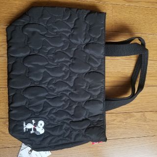 ルートート(ROOTOTE)のROOTOTE  ブラック　SNOOPY(トートバッグ)