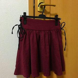 マジェスティックレゴン(MAJESTIC LEGON)のリボン付 フレアスカート(ミニスカート)