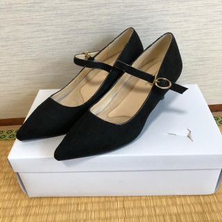 ユナイテッドアローズグリーンレーベルリラクシング(UNITED ARROWS green label relaxing)のヒールパンプス　ブラック　Sサイズ　結婚式　ブライダル(ハイヒール/パンプス)