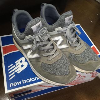 ニューバランス(New Balance)のニューバランス MS574BG グレー(スニーカー)