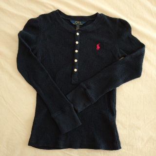 ラルフローレン(Ralph Lauren)のラルフローレンキッズ 130 7歳 長袖Tシャツ カットソー ネイビー 紺(Tシャツ/カットソー)