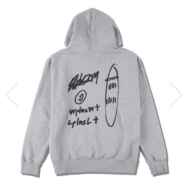 GDC(ジーディーシー)のDAICHI KOYAMA × WDS HOODIE / GRAY  メンズのトップス(パーカー)の商品写真