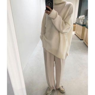 ビューティアンドユースユナイテッドアローズ(BEAUTY&YOUTH UNITED ARROWS)の6 ROKU GEORGETTE HIGH WAIST PANTS パンツ(カジュアルパンツ)