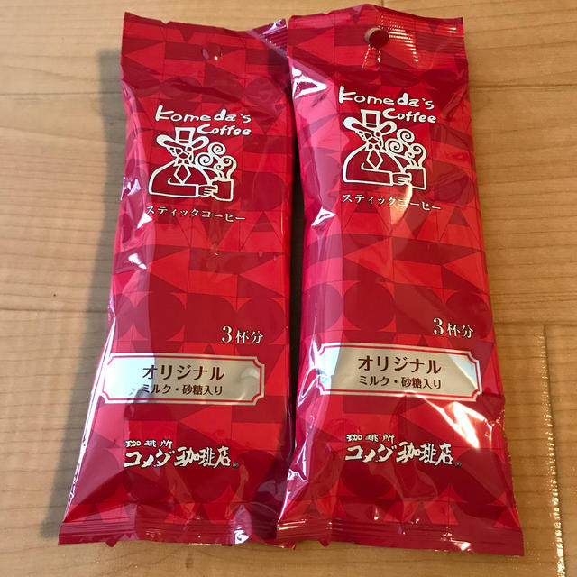 コメダのスティックコーヒー 3本入り2個 コメダ珈琲 食品/飲料/酒の飲料(コーヒー)の商品写真