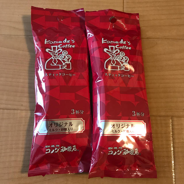 コメダのスティックコーヒー 3本入り2個 コメダ珈琲 食品/飲料/酒の飲料(コーヒー)の商品写真