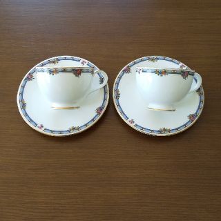 ロイヤルドルトン(Royal Doulton)のロイヤルドルトン ティーカップセット 2P(グラス/カップ)