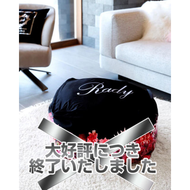 Rady(レディー)のrady♡ノベルティひとだめビーズクッション♡リゾフラ インテリア/住まい/日用品のインテリア小物(クッション)の商品写真