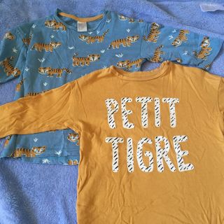 エイチアンドエム(H&M)のH&M Tシャツ 2枚セット 12-18M(Ｔシャツ)