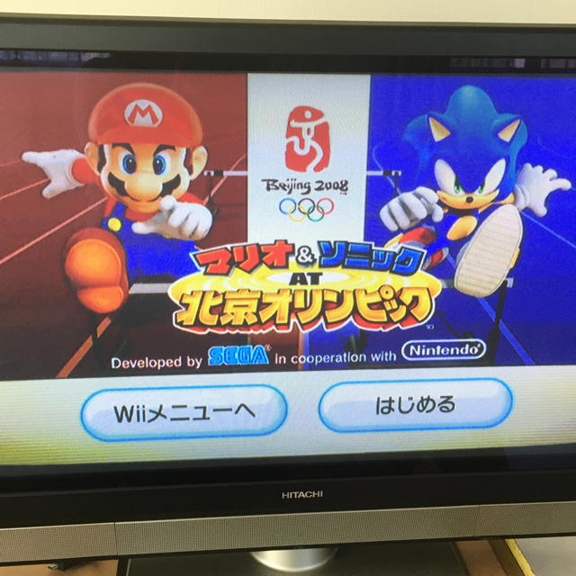 Wii(ウィー)のマリオ＆ソニック AT 北京オリンピック Wii エンタメ/ホビーのゲームソフト/ゲーム機本体(家庭用ゲームソフト)の商品写真