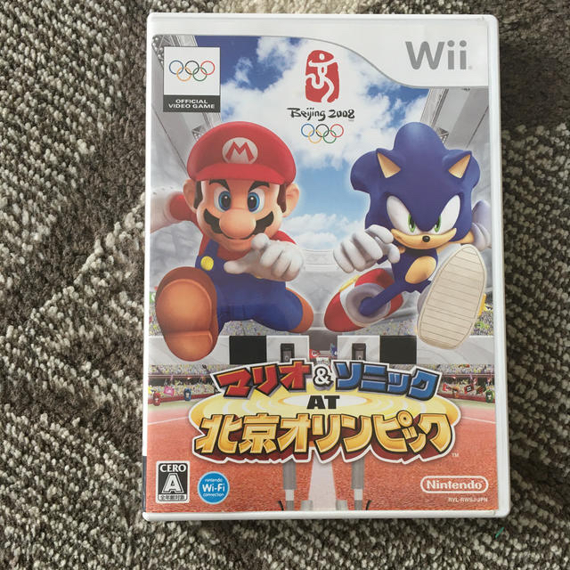 Wii(ウィー)のマリオ＆ソニック AT 北京オリンピック Wii エンタメ/ホビーのゲームソフト/ゲーム機本体(家庭用ゲームソフト)の商品写真