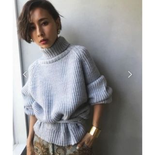 アメリヴィンテージ(Ameri VINTAGE)のameri  BACK TUCK KNIT(ニット/セーター)