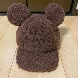 ディズニー(Disney)のミッキー モコモコ キャップ (キャラクターグッズ)