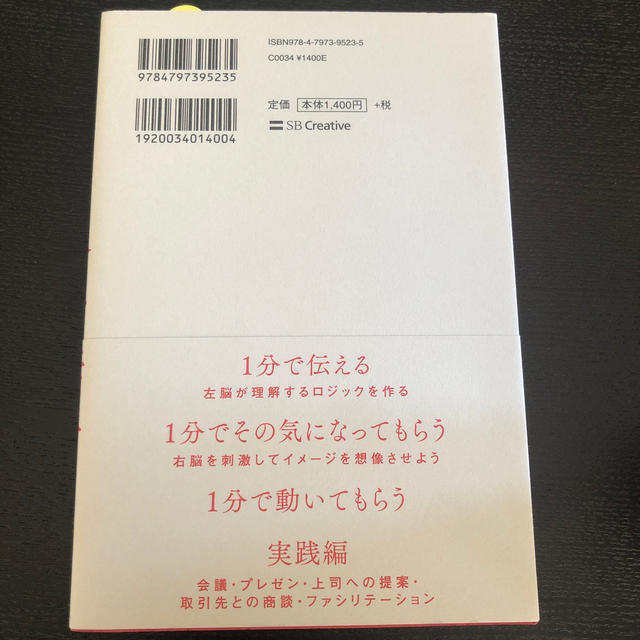 Softbank(ソフトバンク)の１分で話せ 世界のトップが絶賛した大事なことだけシンプルに伝え エンタメ/ホビーの本(ビジネス/経済)の商品写真