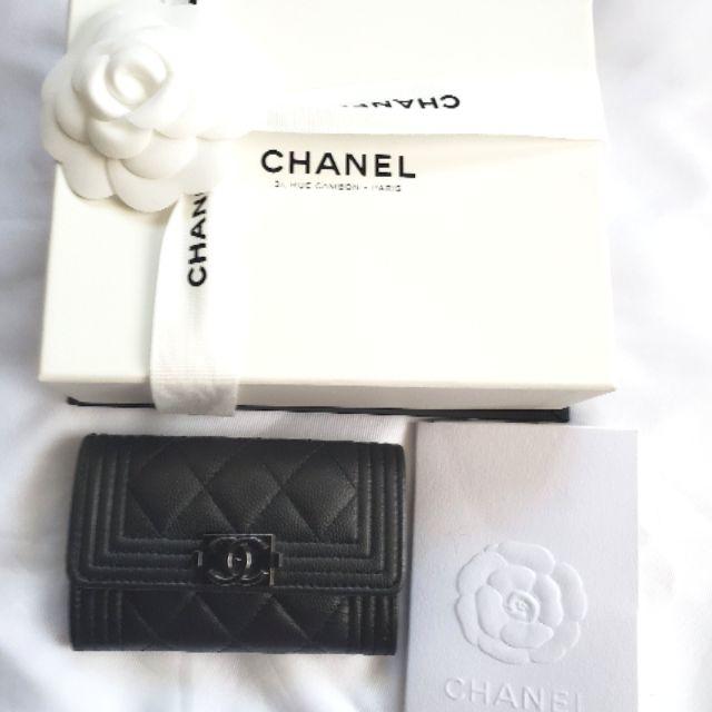 税込み価格 新品 パリ CHANEL 本店 購入 ボーイシャネル カードケース