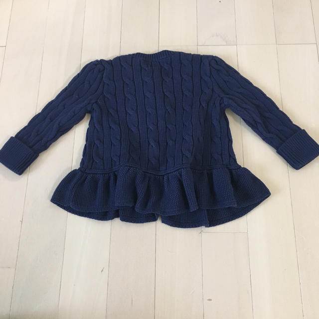 Ralph Lauren(ラルフローレン)のみゆ様専用　ラルフローレンカーディガン80 ネイビー キッズ/ベビー/マタニティのベビー服(~85cm)(カーディガン/ボレロ)の商品写真