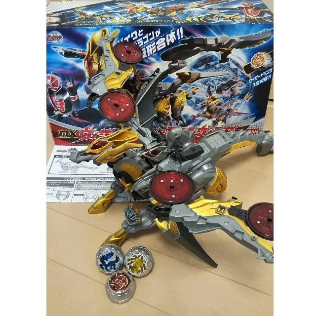 BANDAI(バンダイ)の仮面ライダーウィザード DX ウィザードドラゴン&マシンウィンガー 箱なし エンタメ/ホビーのおもちゃ/ぬいぐるみ(キャラクターグッズ)の商品写真