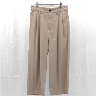 サンシー(SUNSEA)のuru 19ss cotton 2tuck pants(スラックス)