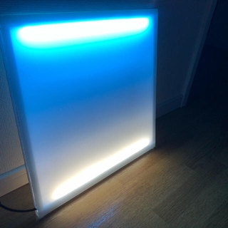 【ミスト・シングルSW】30cm キューブ 水槽　LED ライトスクリーン(アクアリウム)