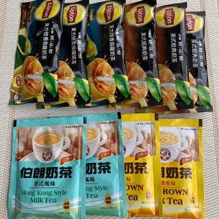 台湾 リプトン & 伯朗奶茶 三合一 飲み比べセット(茶)