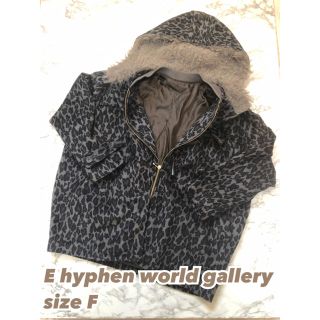 イーハイフンワールドギャラリー(E hyphen world gallery)の⑤②⑦E hyphen world gallery レオパード柄 BIGアウター(ブルゾン)