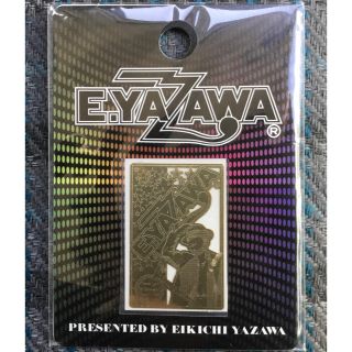 ヤザワコーポレーション(Yazawa)の矢沢永吉 E.YAZAWA デコメタステッカー ロゴシルエット 金 ゴールド(ミュージシャン)