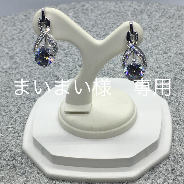CZダイヤモンド SILVER925 イヤリング   レディースのアクセサリー(イヤリング)の商品写真