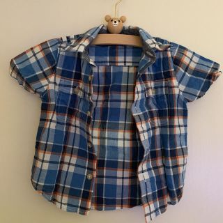 ベビーギャップ(babyGAP)のbaby gap チェック シャツ 95(ブラウス)