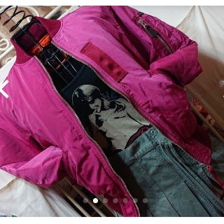 ヒステリックグラマー(HYSTERIC GLAMOUR)の★himari様専用ヒステリックグラマーPRIMALOFTヒスガーガールMA-1(ブルゾン)