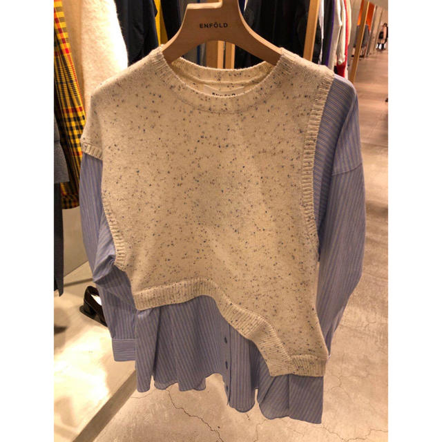 ENFOLD - enfold シャツとスヌードニットセット 19AW 完売商品 ENFOLD - enfold シャツとスヌードニットセット 19AW 完売商品
