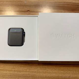 アップル(Apple)の【修理交換　新品】Apple Watch シリーズ3 42mm グレー(腕時計(デジタル))